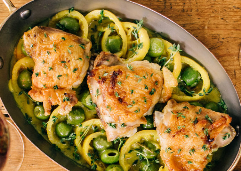 THIGHS WITH LEMON AND CASTELVETRANO OLIVES - Pantry Rat